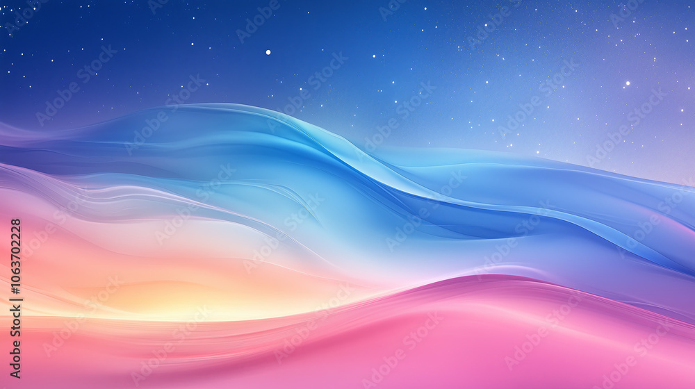 Gentle waves of pastel blue and pink blend harmoniously against a soft background. The tranquil hues create a peaceful atmosphere reminiscent of early dawn Gentle waves of pastel blue and pink blend harmoniously against a soft background. The tranquil hues create a peaceful atmosphere reminiscent of early dawn