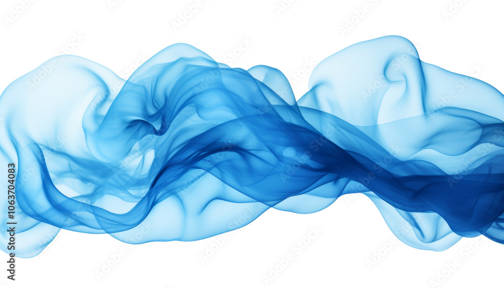 blue abstract smoke isolated on transparent background cutout blue abstract smoke isolated on transparent background cutout