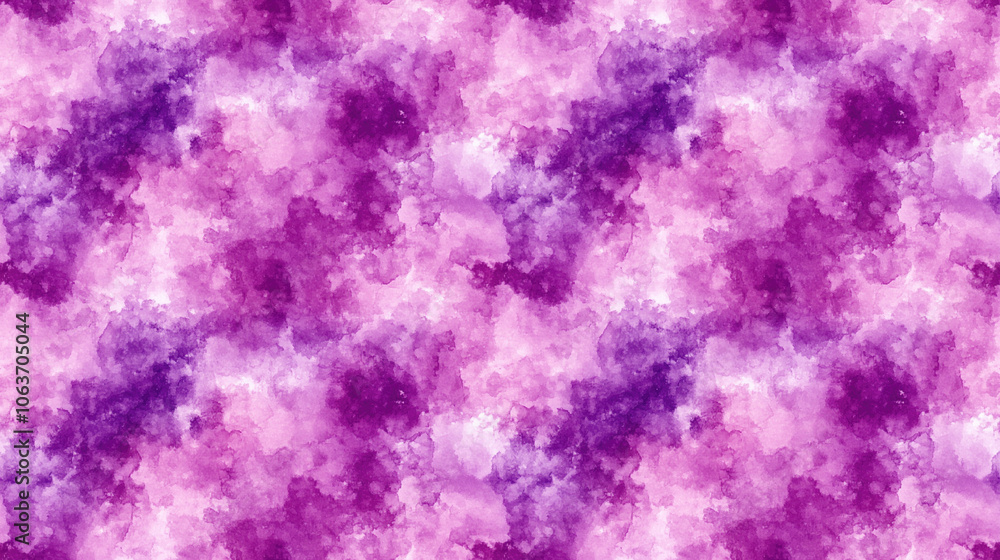Seamless pattern featuring vibrant purple tie dye and abstract watercolor textures ideal for fabric design and artistic projects Seamless pattern featuring vibrant purple tie dye and abstract watercolor textures ideal for fabric design and artistic projects