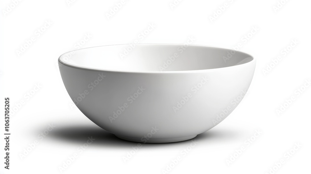 Simple Elegance: A pristine white porcelain bowl, showcasing its smooth curves and minimalist design. Perfect for culinary or lifestyle imagery. Simple Elegance: A pristine white porcelain bowl, showcasing its smooth curves and minimalist design. Perfect for culinary or lifestyle imagery.