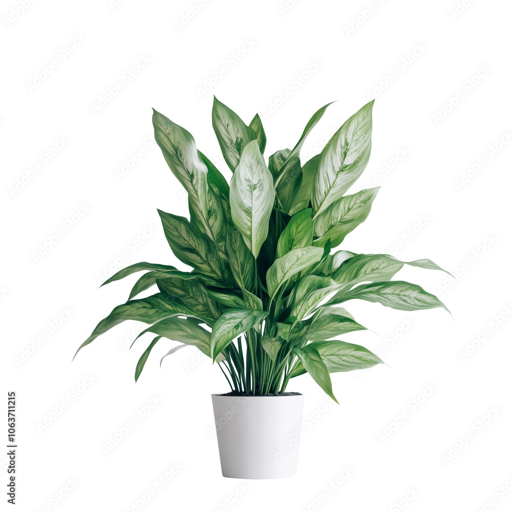 Chinese evergreens isolated on a transparent background and white background. Photo and PNG file
Chinese evergreens isolated on a transparent background and white background. Photo and PNG file