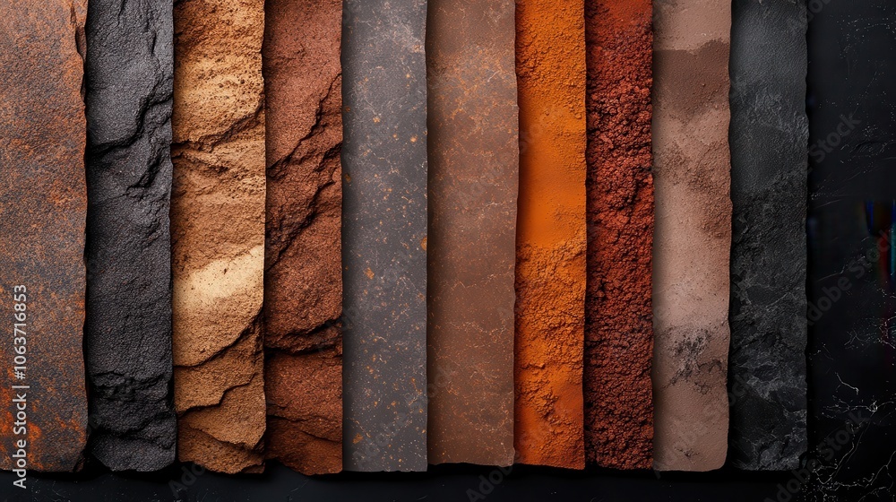 This photo captures aged and weathered sandpaper-like textures with warm colors and varied depths, offering an insight into time's effect on material surfaces. This photo captures aged and weathered sandpaper-like textures with warm colors and varied depths, offering an insight into time's effect on material surfaces.