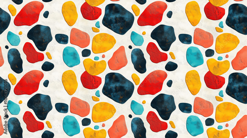 Floral seamless pattern featuring vibrant blooms and delicate leaves ideal for wallpaper decoration Floral seamless pattern featuring vibrant blooms and delicate leaves ideal for wallpaper decoration