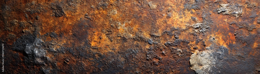 Close-up of a Rusty Metal Surface with Uneven Texture Close-up of a Rusty Metal Surface with Uneven Texture