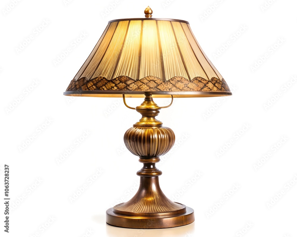antique lamp isolated on white