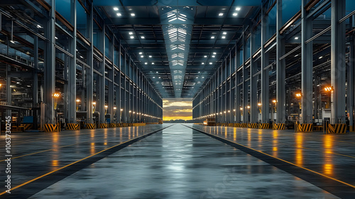 Industrial Warehouse Interi...