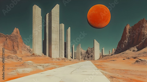 Futuristic Cityscape with R...