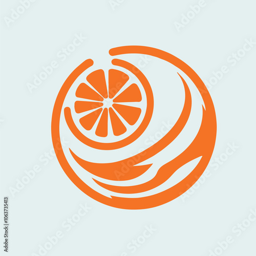 orange logo illustrated