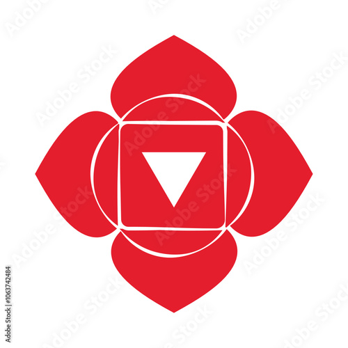 root first chakra of muladhara symbol