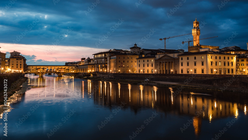 Obraz premium Florence at Dusk