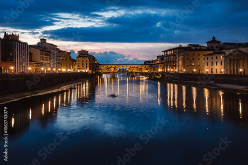 Ponte Vecchio in Firenze at Night