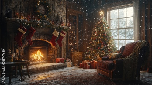 A Cozy Christmas Eve by the Fireplace: Embracing Warmth, Tradition, and Joyful Anticipation