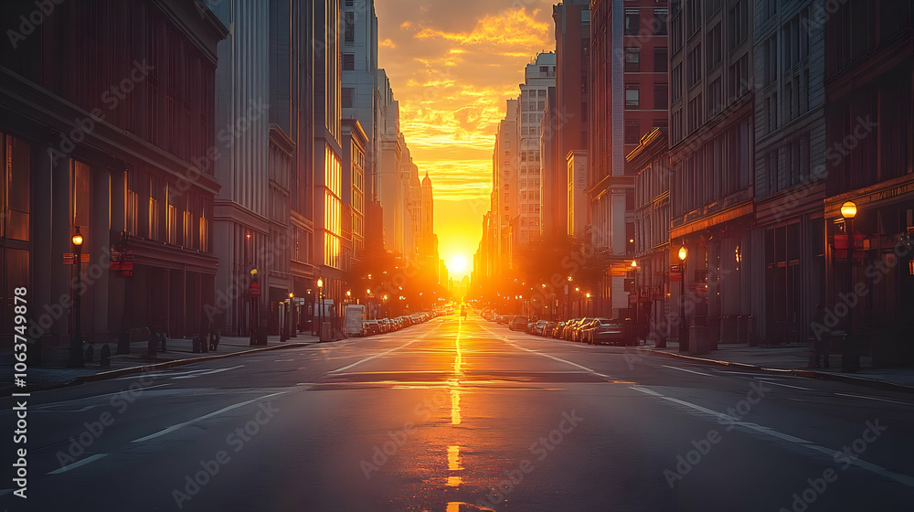 Sunrise Cityscape Photo Sunrise Cityscape Photo