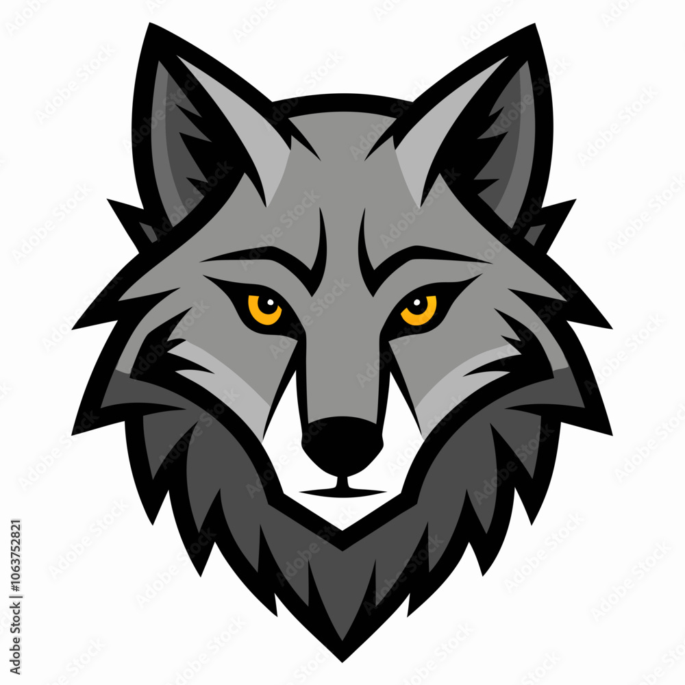 wolf head mascot wolf head mascot
