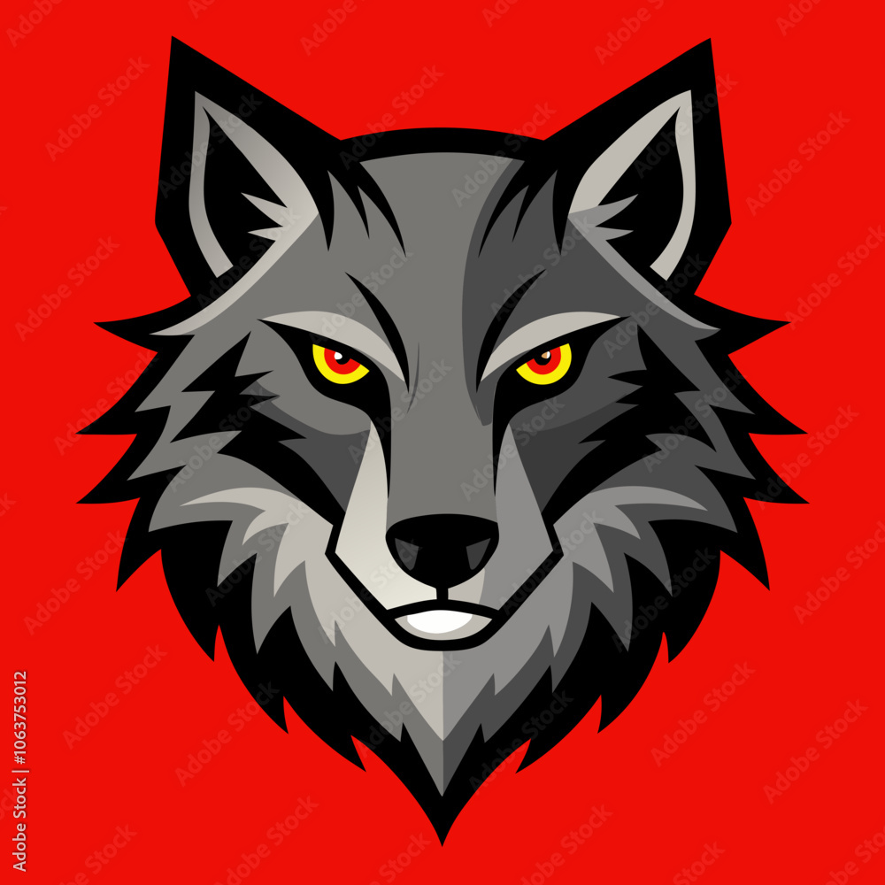 wolf head mascot wolf head mascot
