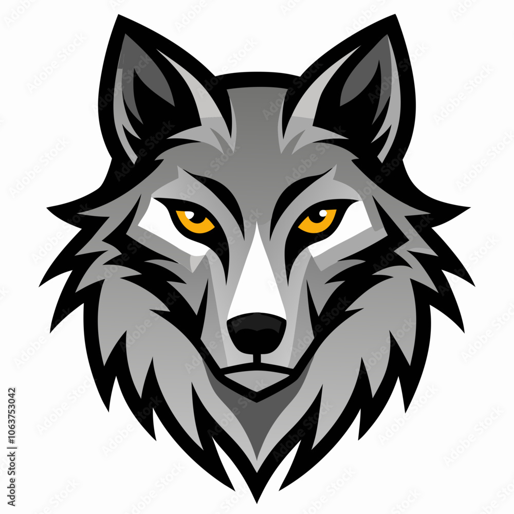 wolf head vector wolf head vector