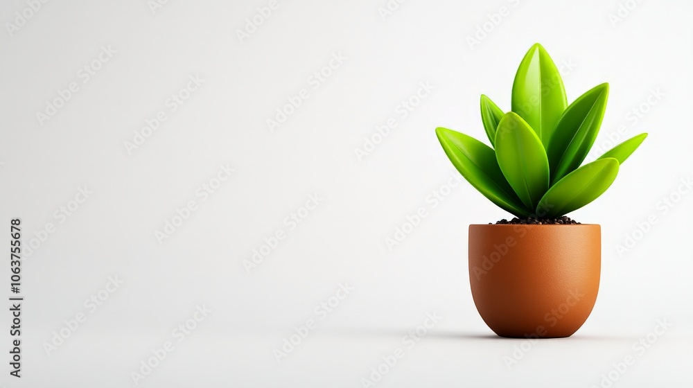 Serene Succulent: A vibrant green succulent thrives in a terracotta pot, symbolizing growth, resilience, and the beauty of nature. Serene Succulent: A vibrant green succulent thrives in a terracotta pot, symbolizing growth, resilience, and the beauty of nature.