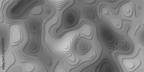Abstract luxury multicolor modern 3d papercut background. Minimal abstract vector wave carve diamond topography line circle creative topography map circle and wave line smooth multilayer pattern.