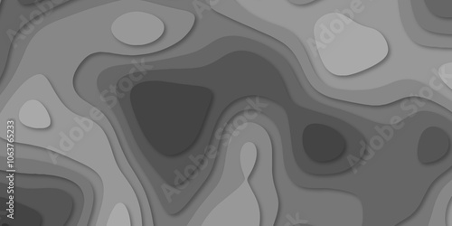 Abstract luxury multicolor modern 3d papercut background. Minimal abstract vector wave carve diamond topography line circle creative topography map circle and wave line smooth multilayer pattern.