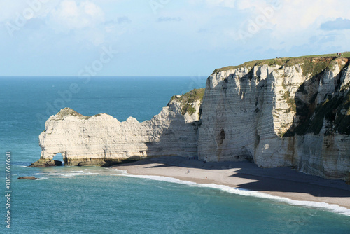 falaises d'Etretat, falaise d'amont