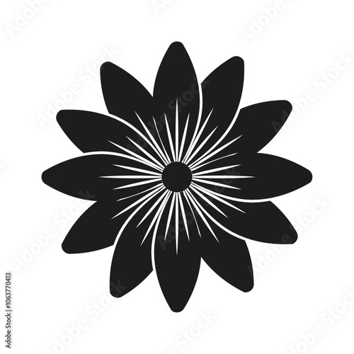 flower nature icon isolated