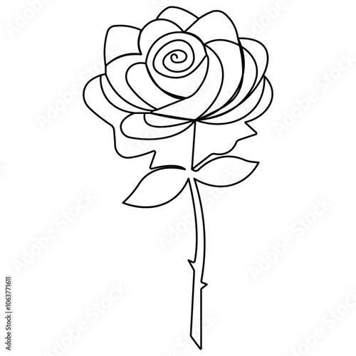 World earth hour single line art, continuous one line drawing of Isolated outline vector icon