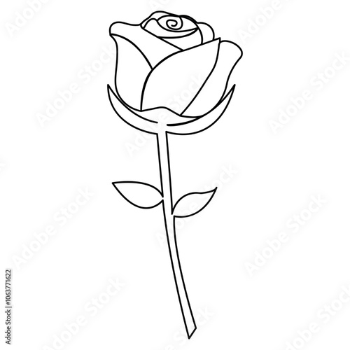 World earth hour single line art, continuous one line drawing of Isolated outline vector icon