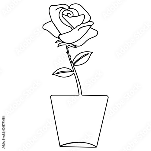 World earth hour single line art, continuous one line drawing of Isolated outline vector icon