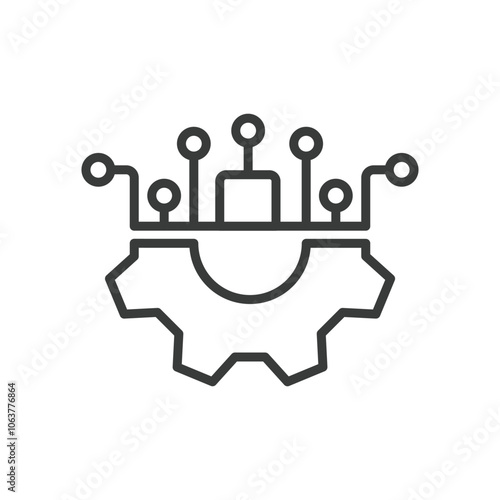 Stream Processing, icon in line design. Stream, processing, real-time, data, analytics, architecture, analysis on white background vector. Stream Processing editable stroke icon