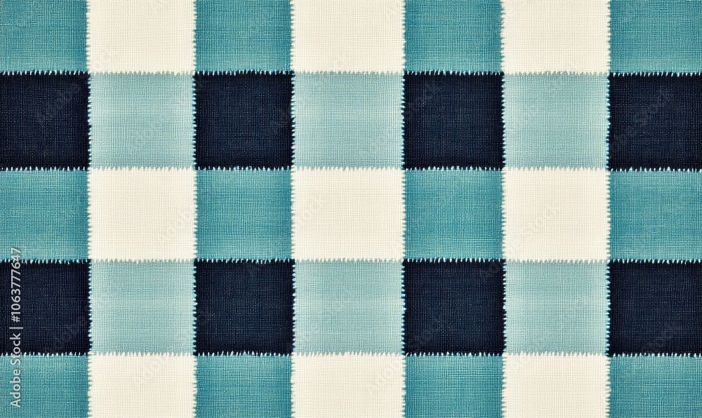 Abstract geometric pattern in shades of blue and cream. Perfect for backgrounds or textile designs. Abstract geometric pattern in shades of blue and cream. Perfect for backgrounds or textile designs.