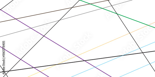 Abstract Colourful geometric Luxury premium line pattern on a transparent background.Vector illustration.