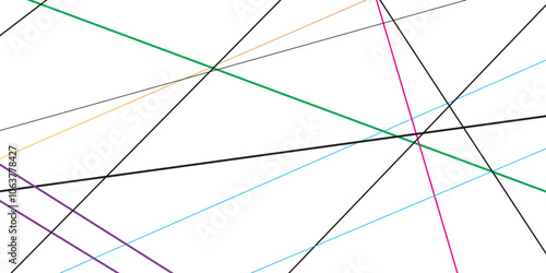 Abstract Colourful geometric Luxury premium line pattern on a transparent background.Vector illustration.