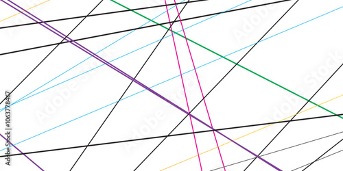 Abstract Colourful geometric Luxury premium line pattern on a transparent background.Vector illustration.