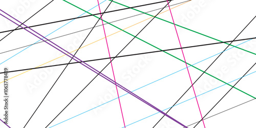 Abstract Colourful geometric Luxury premium line pattern on a transparent background.Vector illustration.