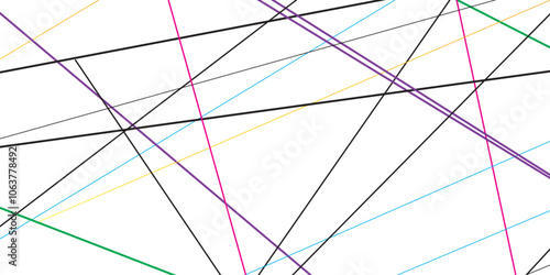 Abstract Colourful geometric Luxury premium line pattern on a transparent background.Vector illustration.