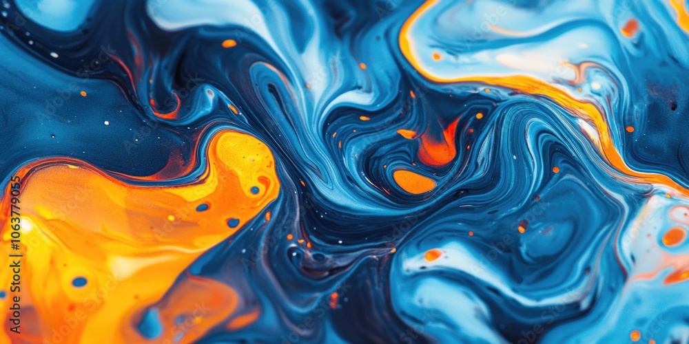 Obraz premium Liquid Painting Close Up