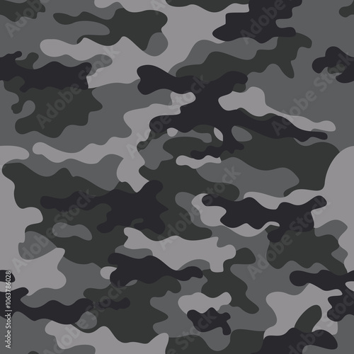 gray camouflage, vector military texture, trendy design