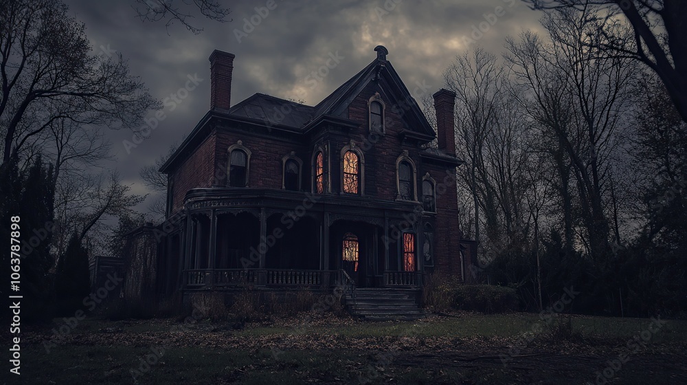 A haunted house walkthrough, with visitors encountering jump scares, ghostly apparitions, and eerie sound effects. A haunted house walkthrough, with visitors encountering jump scares, ghostly apparitions, and eerie sound effects.