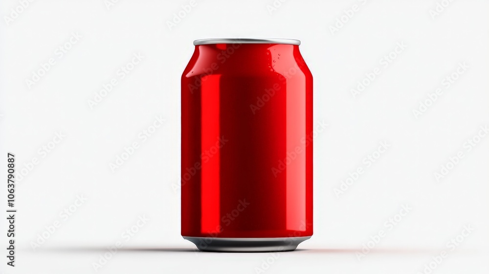 Red Aluminum Can Mockup Red Aluminum Can Mockup