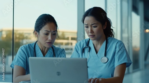 The Nurses Analyzing Patient Data