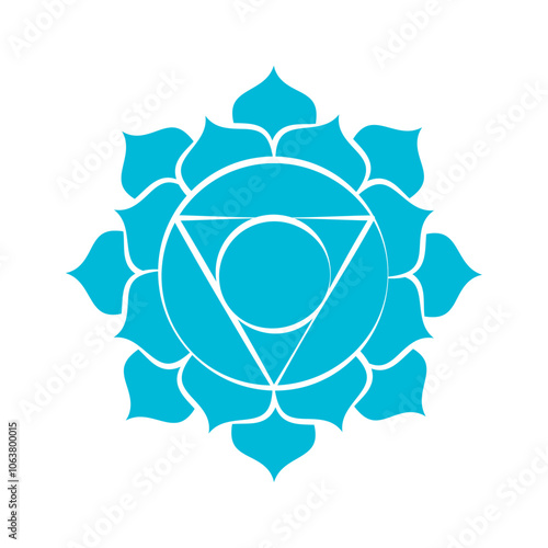 visuddha throat chakra symbol