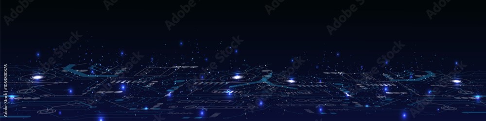 Future technology, Abstract hi speed digital internet. Blue cyber security concept background. Vector Future technology, Abstract hi speed digital internet. Blue cyber security concept background. Vector