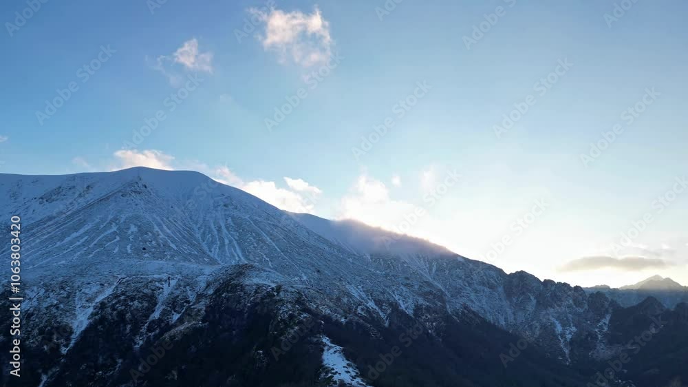 mountains in the snow time lapse mountains in the snow time lapse