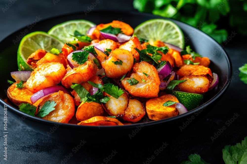 Savor the flavor how to prepare a healthy and delicious sweet potato and shrimp salad with fresh lime and cilantro Savor the flavor how to prepare a healthy and delicious sweet potato and shrimp salad with fresh lime and cilantro