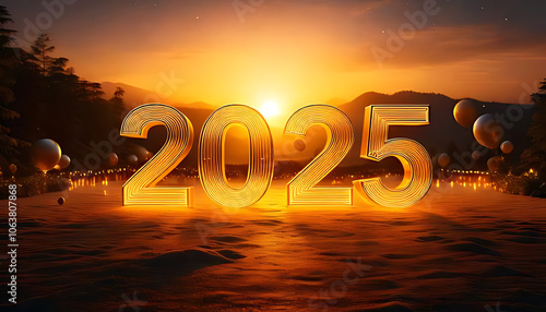 Wallpaper Mural luxury dawns golden year great promise new beginnings special morning Torontodigital.ca