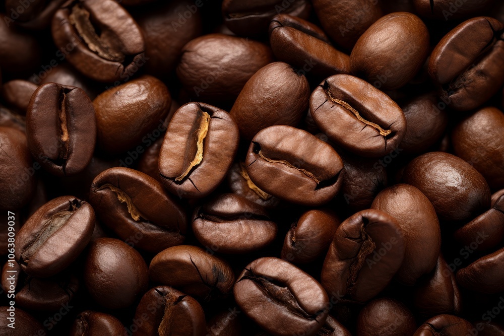 Enticing Aroma of Coffee Beans Up Close Enticing Aroma of Coffee Beans Up Close
