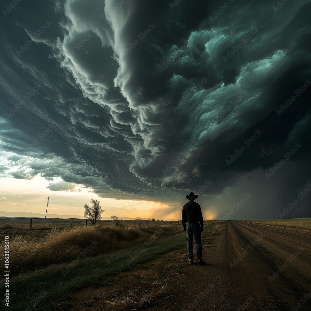 Fototapeta premium Meteorological Storm Observation