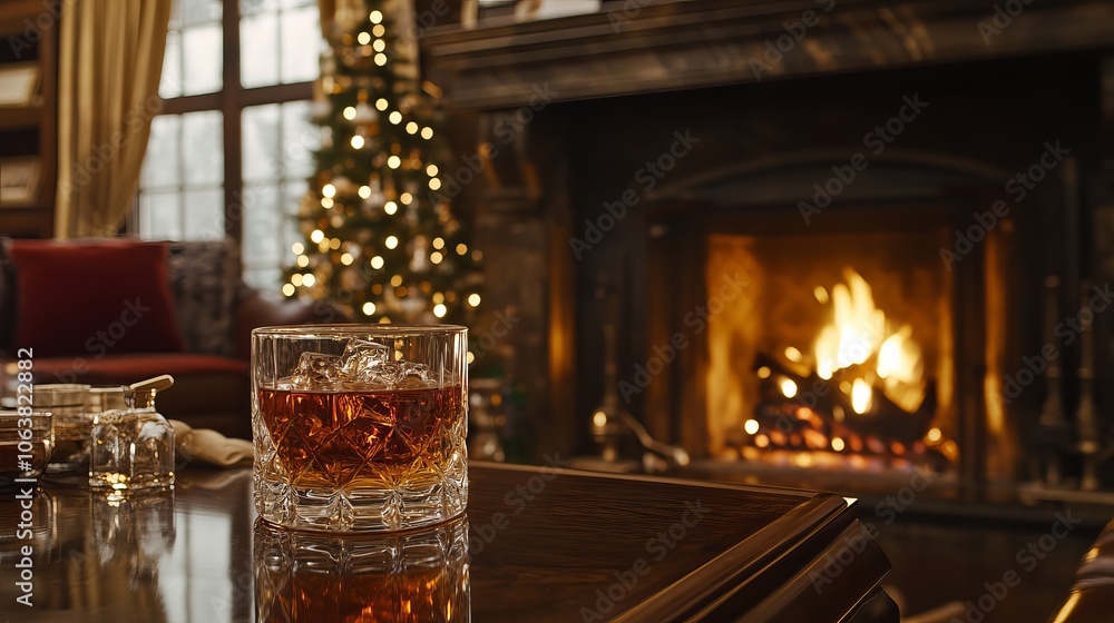 Relax by the fireplace with a glass of whiskey. Sip on your drink and enjoy the ambiance. Relax by the fireplace with a glass of whiskey. Sip on your drink and enjoy the ambiance.