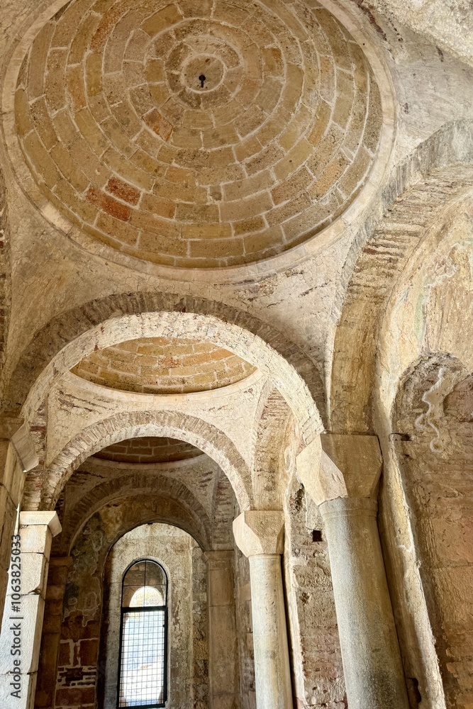 The unique interior of ancient St Nicholas Church in Turkey