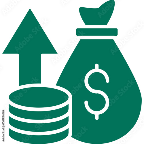 Profit Vector Icon Design